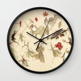 Dancing Forest Of Frogs By Kawanabe Kyosai 1879 Wall Clock | Dancing, Frogs, Kawanabe, Asia, Asian, Forest, Vintage, Japan, Drawing, Art 