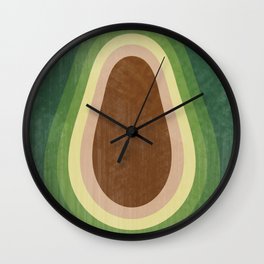 Free Shavacado - Retro Fruit Wall Clock | Avocado, Hippie, Free, Fruit, Relax, Retro, Graphicdesign, 70S, Chill, Shovacado 