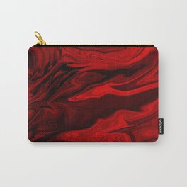 Blood Red Marble Carry-All Pouch | Marblered, Graphicdesign, Marble, Rock, Color, Pretty, Cute, Design, Quartz, Black 