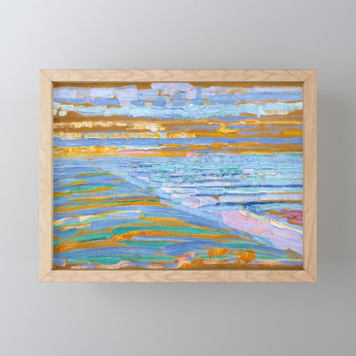 Piet Mondrian View From The Dunes With Beach And Piers