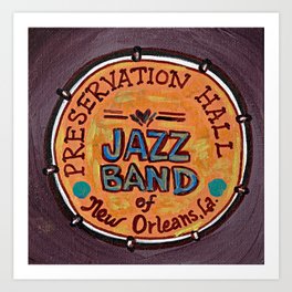 Preservation Hall Jazz Band Art Print