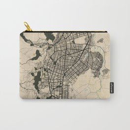 Cali City Map of Colombia - Vintage Carry-All Pouch | Map, Camouflage, Graphicdesign, City, Abstract, Vintage, Colombia, Vintagemap, Oldmap, Calicitymap 