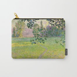 Claude Monet "Paysage de matin" (1888) Carry-All Pouch | Painting, Landscape, Monet, Claudemonet, Matin, Impressionism, Paysage 