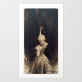 The Old Astronomer  Art Print | Space, People, Painting, Illustration, Curated 