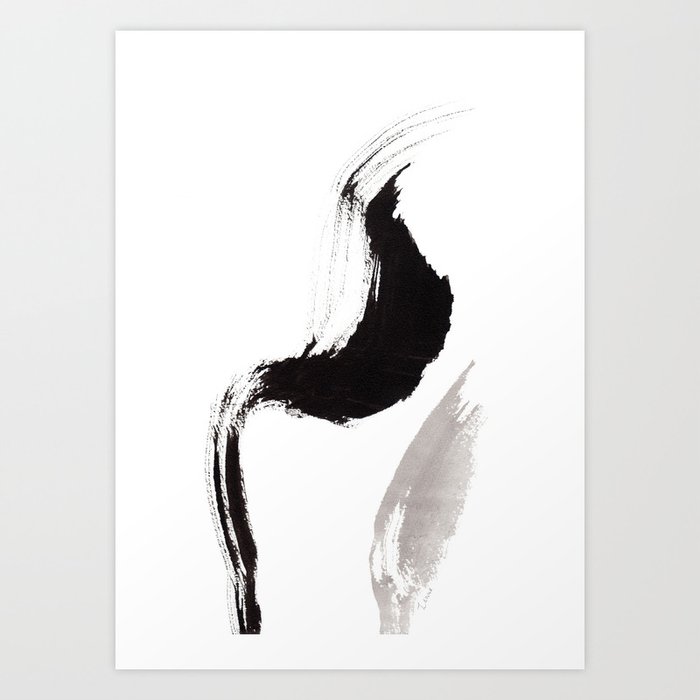 Live Your Color No 92 Black White Modern Minimal Black And White