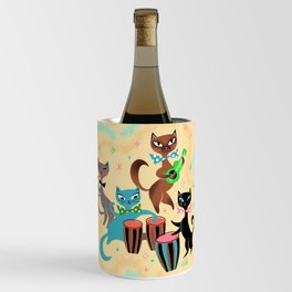 Mambo Kitties Retro Cats Wine Chiller