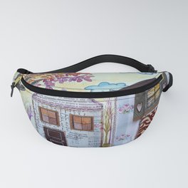Two pink houses Fanny Pack
