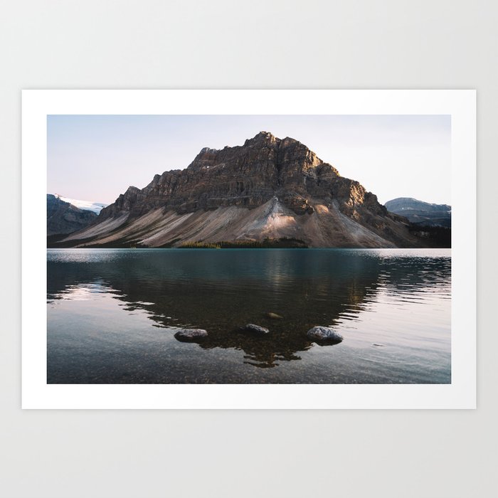 Bow Lake, Alberta Art Print