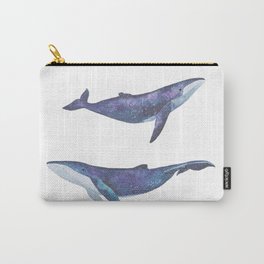 Three big space whales illustration Carry-All Pouch