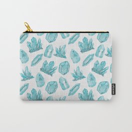Crystals - Aquamarine Carry-All Pouch