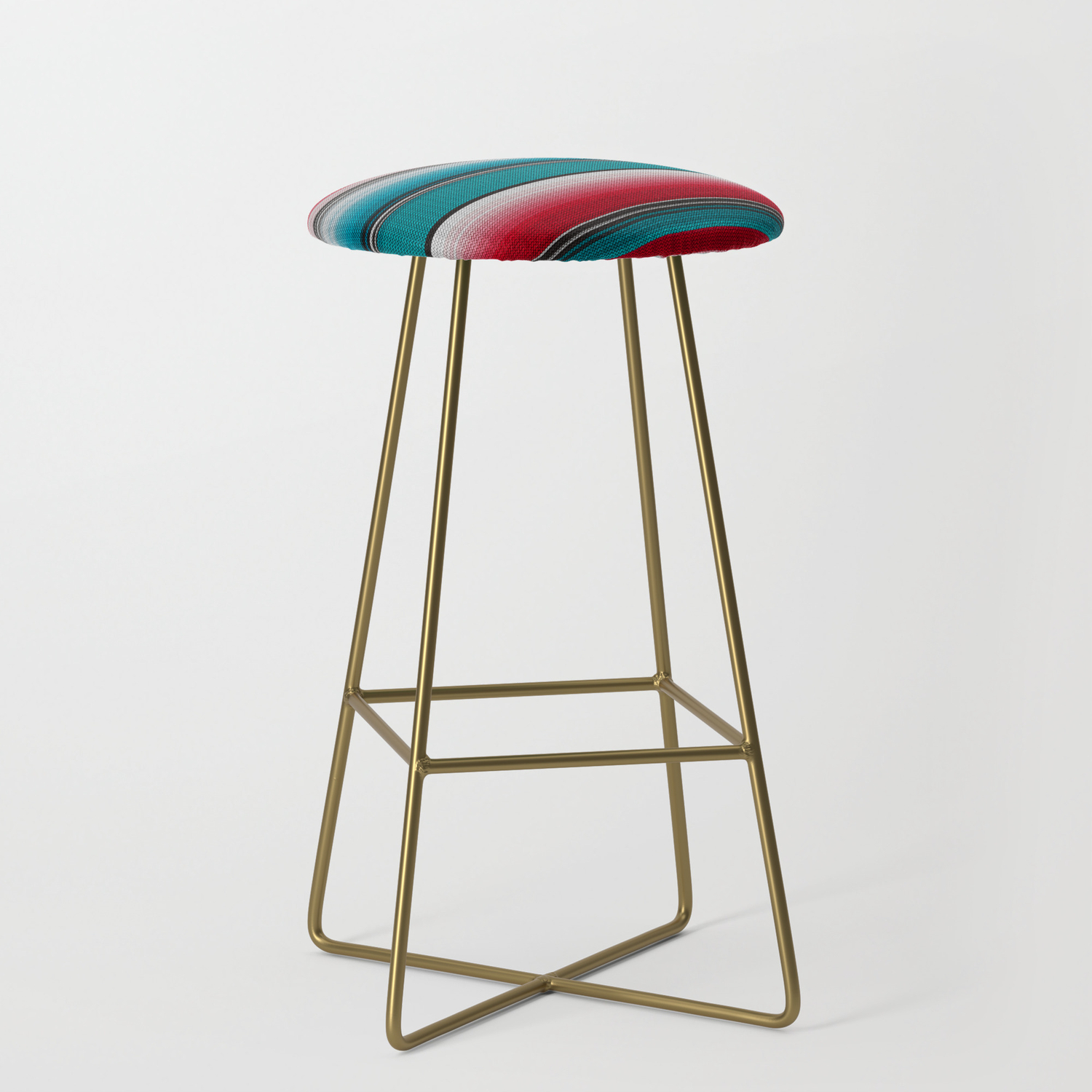 Mexican Bar Stool, Mexican Serape 5 Bar Stool By Nataskk Society6