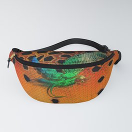 May Fly & Gold Trout Camo Fanny Pack