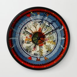 The Celestial Circle of Life Wall Clock | Antique, Middleages, Influences, Stars, Medieval, Esoteric, Historic, Astronomy, Circleoflife, Hildegard 