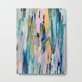 Abs. Metal Print | Modern, Decor, Oil, Painting, Color, Clouds, Abstract, Idea, Rain, Nature 