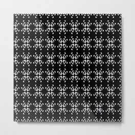 La Vida en Blanco y Negro 2 Metal Print | Painting, Pattern, Digital, Blackandwhitevectorpatternprint, Abstract, Absttract 