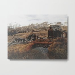 Mountain Mill Metal Print | Abandoned, Mountains, Photo, Nature, Outdoors, Mill, Landscape, Digital, Curated, Colorado 