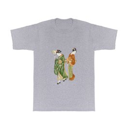 Suzuki Harunobu's Japanese women T Shirt | Japaneseart, Vintageart, Hokusai, Vintage, Tokaidoroad, Nature, Asianart, Rosetinted, Japanese, Niigata 