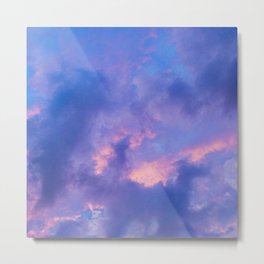 Dusk Clouds Metal Print | Dream, Clouds, Daydream, Sky, Storm, Ireland, Blue, Calm, Dusk, Whimsical 