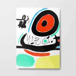 Joan Miro, Joan Miró i Catalunya, 1968 Artwork for Wall Art, Prints, Posters, Tshirts, Men, Women, Youth Metal Print | Miroart, Surrealism, Blueperiod, Picassostyle, Miroforkids, Mirocutouts, Miroartwork, Mirodrawings, Famous, Artsy 
