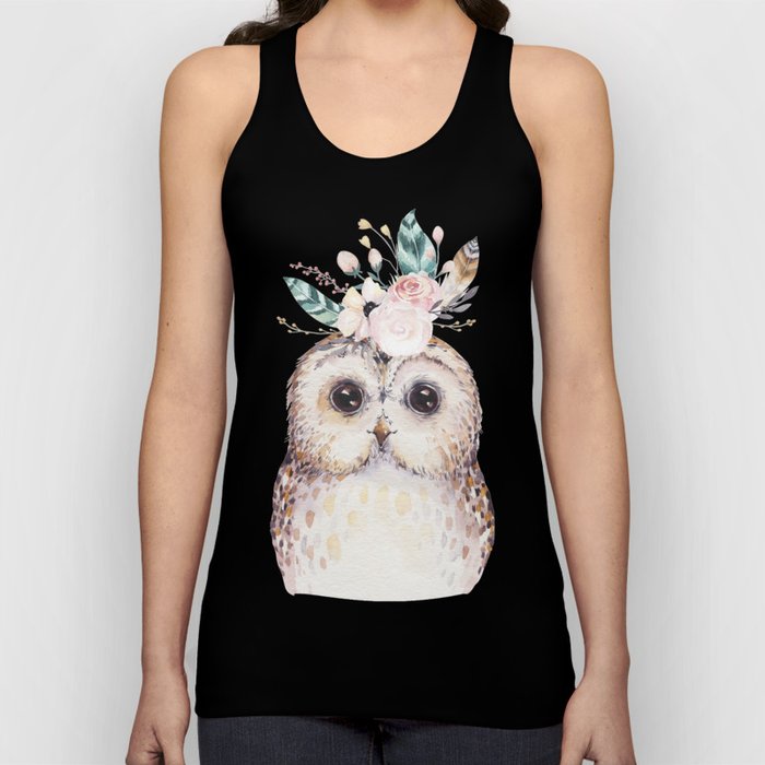 Forest Owl by Nature Magick Unisex Tank Top Forest Owl by Nature Magick Unisex Tank Top