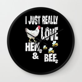 I just really love Hens and Bees. Chicken-Mom Bee Keeper Wall Clock