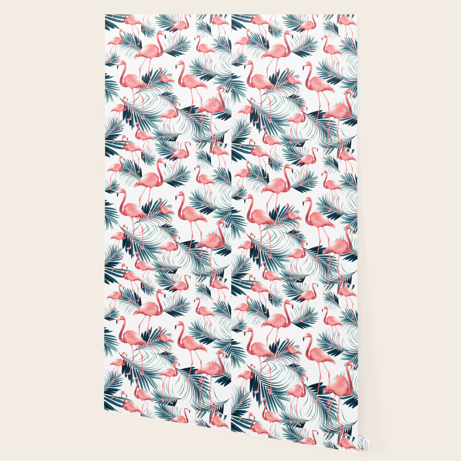 Summer Flamingo Palm Vibes 1 Tropical Decor Art Society6 Wallpaper By Anitabellajantz Society6