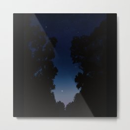 The Long Twilight Of Midsummer Nights Metal Print | Sundown, Landscape, Summer, Silhouette, Stars, Sky, Midwest, Nature, Iowa, Evening 