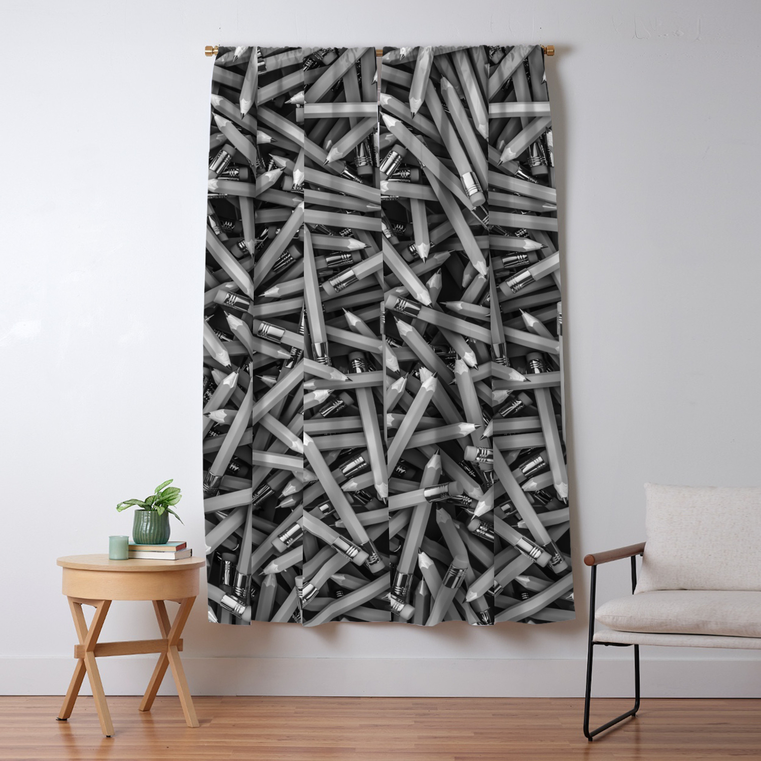 Pencil It In B W 3d Render Of Hundreds Of Pencils In Black And