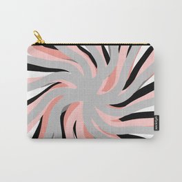 Geometric vane decor. abstract. colorful. pink. white. grey. Carry-All Pouch | Christmas, Illustration, Acrylic, Decor, Geometric, Modern, Floral, Minimalist, Pink, Watercolor 
