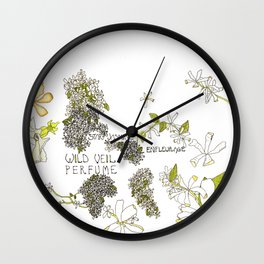 Star Jasmine Enfleurage Wild Veill Wall Clock | Drawing, Floweringvine, Flower, Star Jasmine, Flowers, Vine, Colored Pencil, Jasmine, Vines, Starjasmine 