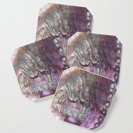 Shimmery Lavender Abalone Mother of Pearl Coaster