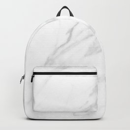Classic White Marble Backpack