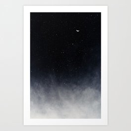After we die Kunstdrucke | Glow, Galaxy, Photo, Astrophotography, Pale, Dark, Astronomy, Clouds, Night, Fog 