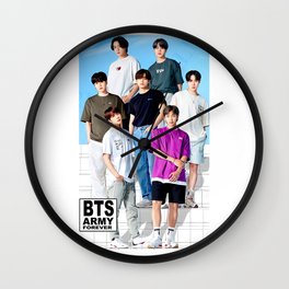 BTS ARMY  Wall Clock | Kpop, Hoseok, Yoongi, Suga, Jungkook, Junghoseok, Jhope, Btsv, Bangtan, Graphicdesign 