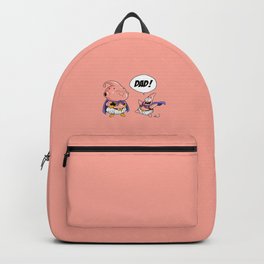 Nani? Patrick! Backpack | Illustration, Star, Graphicdesign, Vegeta, Buu, Japanese, Majin, Dragon, Pink, Dragonball 