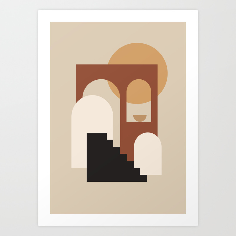 Home Abstract Minimalist Art Art Print By Home Sweet Home Society6