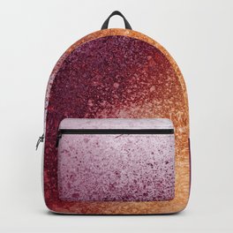 Amber and Maroon Paint Splatter Backpack | Grungefeel, Trendyvibe, Expressionism, Maroonred, Colorfulart, Wildstyle, Newabstract, Allover, Graffitistyle, Urbanart 