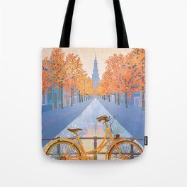 Amsterdam, Netherlands vintage art Tote Bag