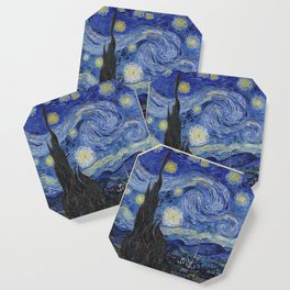 The Starry Night by Vincent van Gogh Coaster