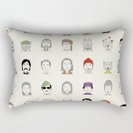 Random People Rectangular Pillow