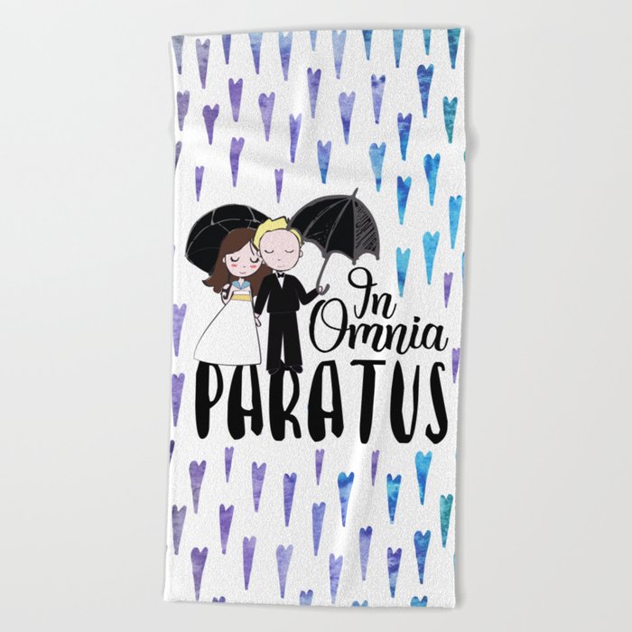 In Omnia Paratus Beach Towel By Evieseo Society6