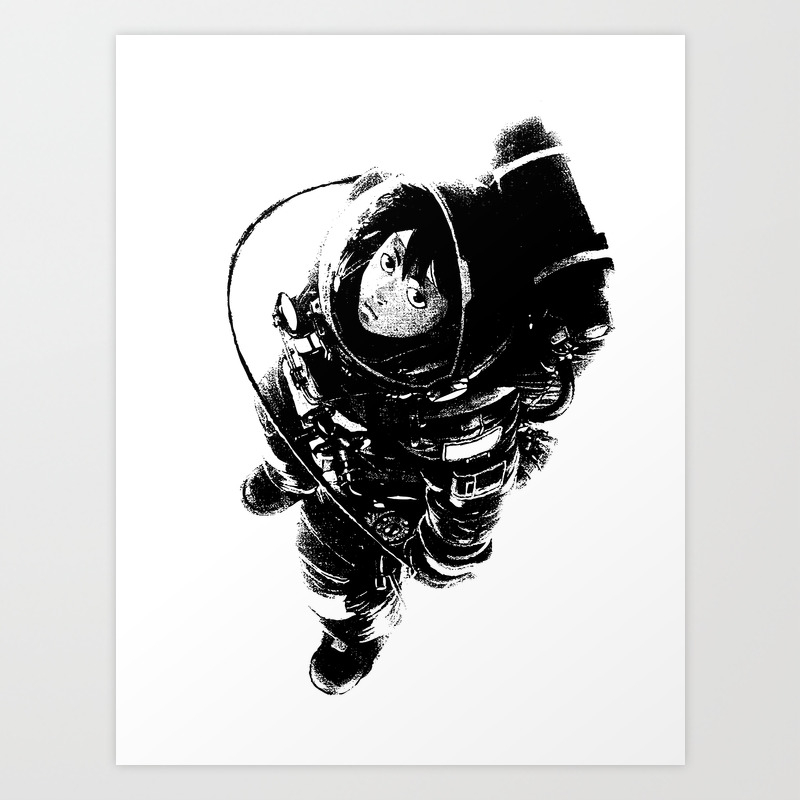 Get Wallpaper Planetes Anime Manga Art Print By Orsociock Society6 Free HD