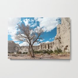 plaza blanca Metal Print | Limestone, Abiquiu, Photo, Mountains, Hoodoos, Mesa, Santafe, Newmexico, Travel, Ghostranch 