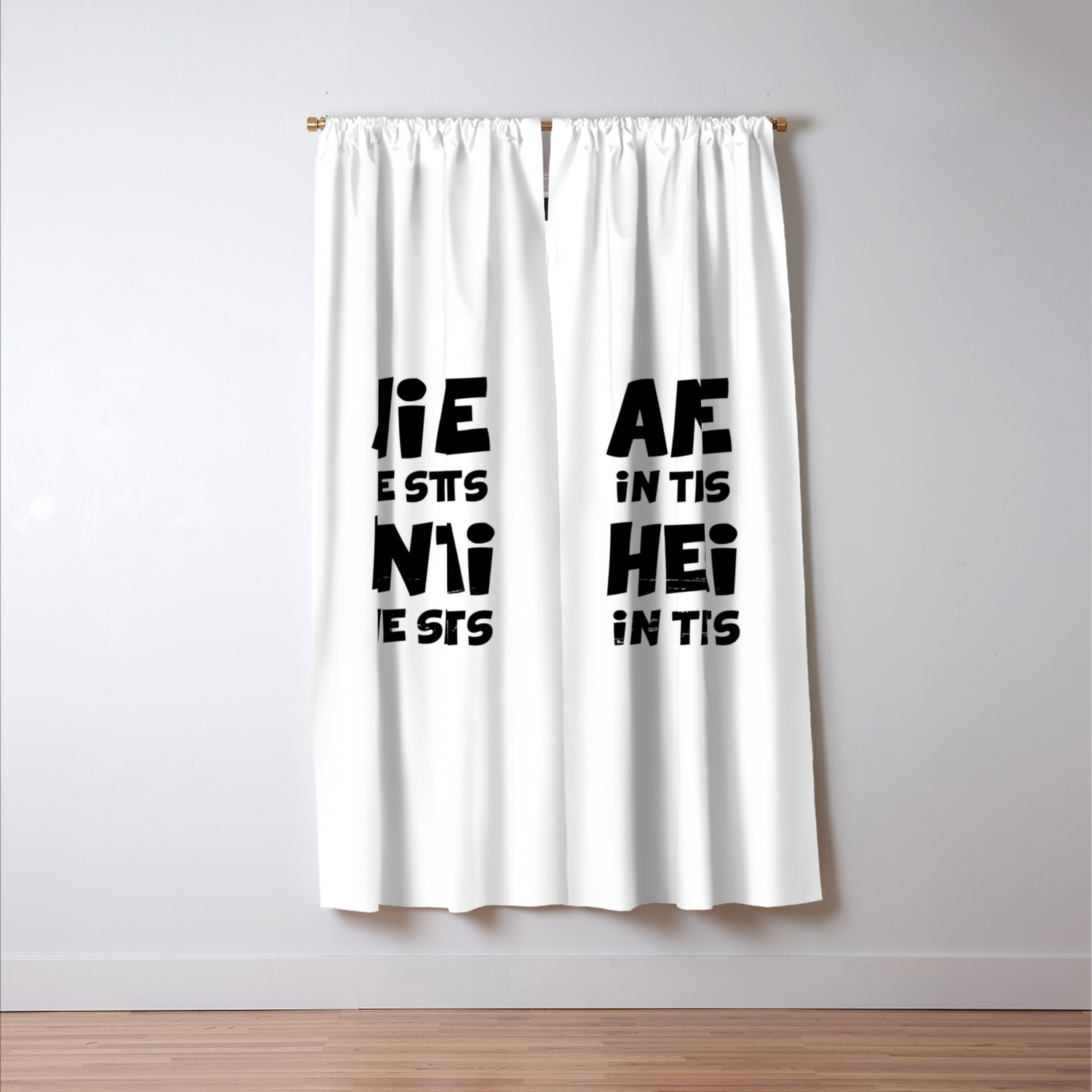 Anime in the streets Hentai in the sheets (black text) Blackout Curtain by  YiannisTees | Society6