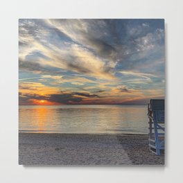 Sunset, Hashamomuck Beach, Southold Metal Print | Clouds, Northfork, Southold, Sea, Longisland, Hamptons, Longislandsound, Sunset, Digital, Skyscape 