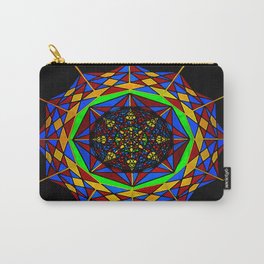 Tet-Ra-Gram-Ma-Ton Carry-All Pouch | Abstract, Painting, Pattern 