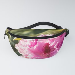 field with pink flowers | rhododendron fine art nature photo | botanical plant Fanny Pack