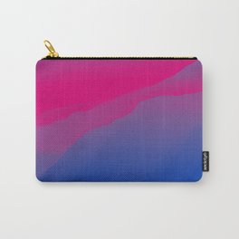 Bisexual Pride Foggy Mountain Landscape Carry-All Pouch