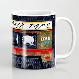 Retro classic vintage gold mix cassette tape Coffee Mug