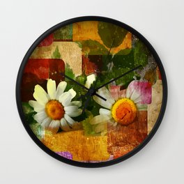 Kamillenblüten Wall Clock